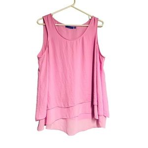 APT. 9 | Pink Split Back Tank Top